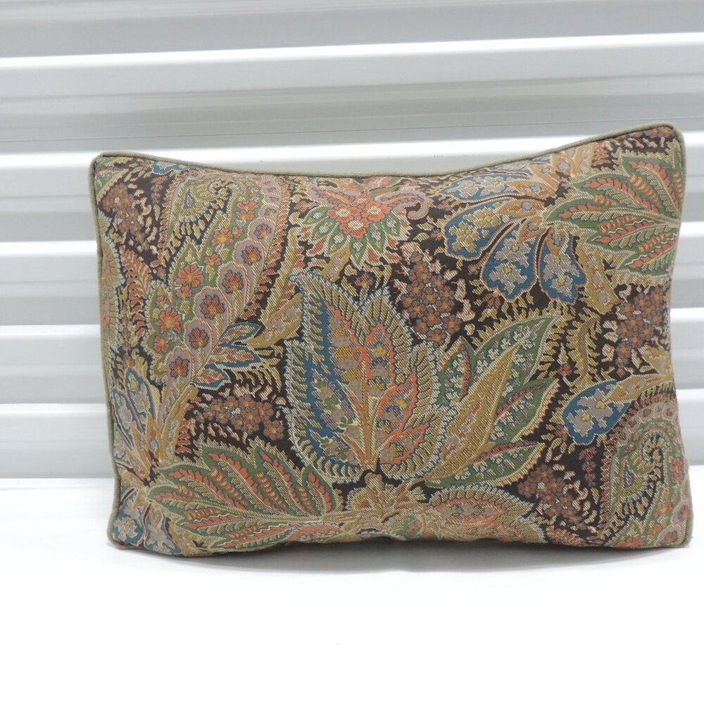 Elegant Paisley Decorative Pillow